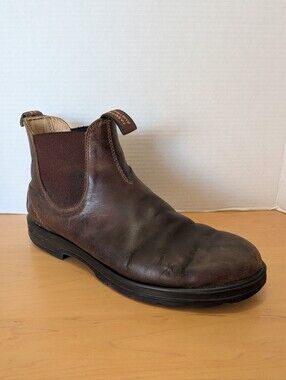 Blundstone Classic Brown Leather Chelsea Boot Mens 11 AUS / 12 US Round Toe